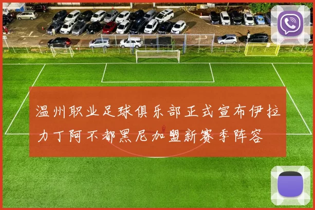 温州职业足球俱乐部正式宣布伊拉力丁阿不都黑尼加盟新赛季阵容